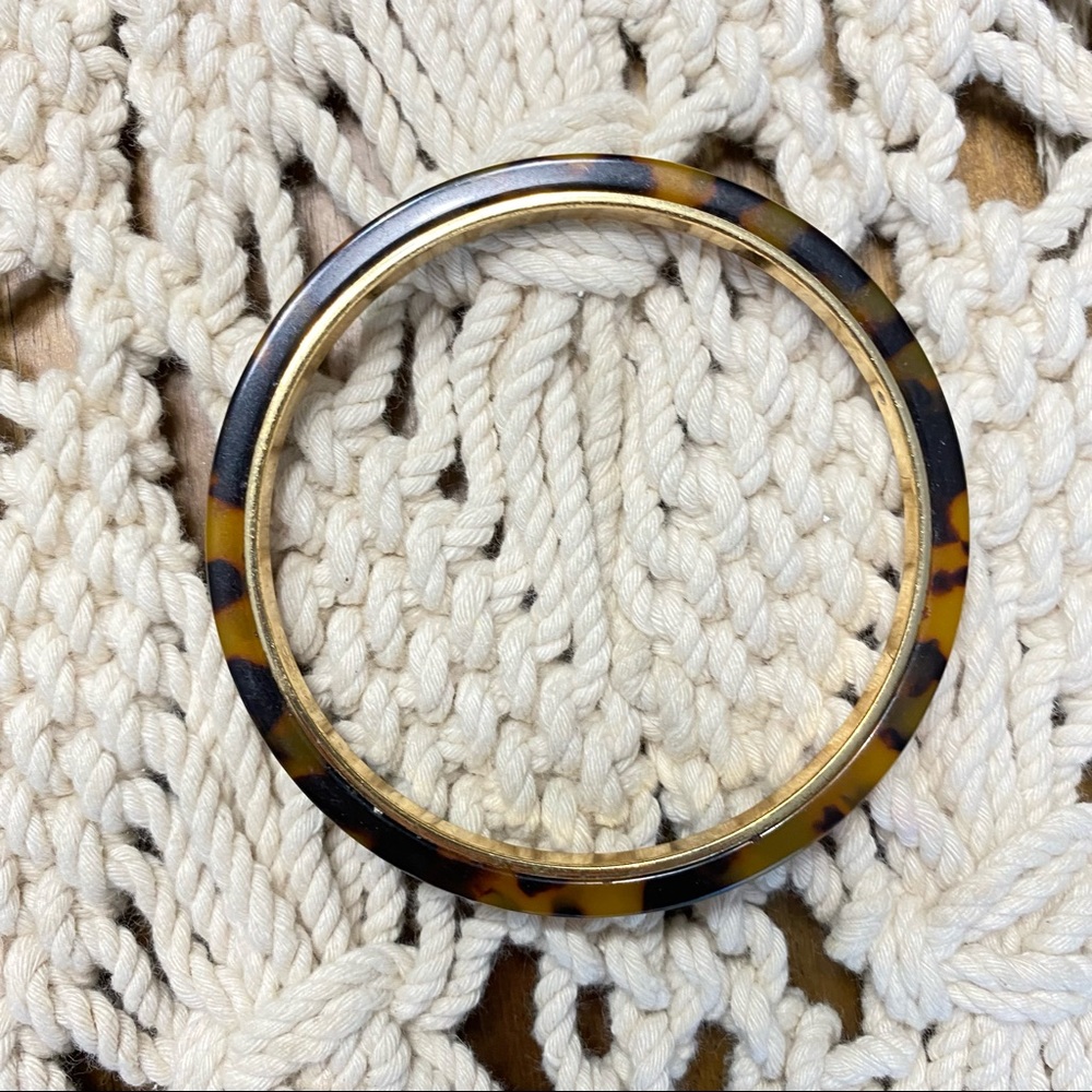 J. Crew | Gold tortious bangle #107 - Picture 3 of 6